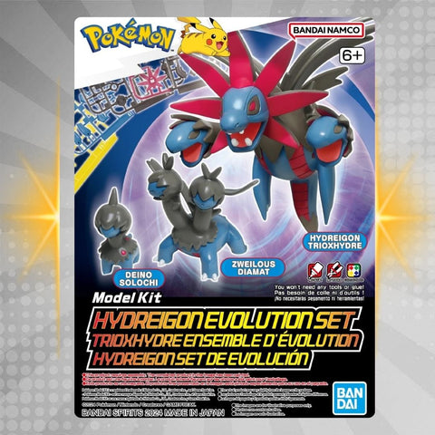 BANDAI HOBBY Pokémon Model Kit HYDREIGON EVOLUTION SET